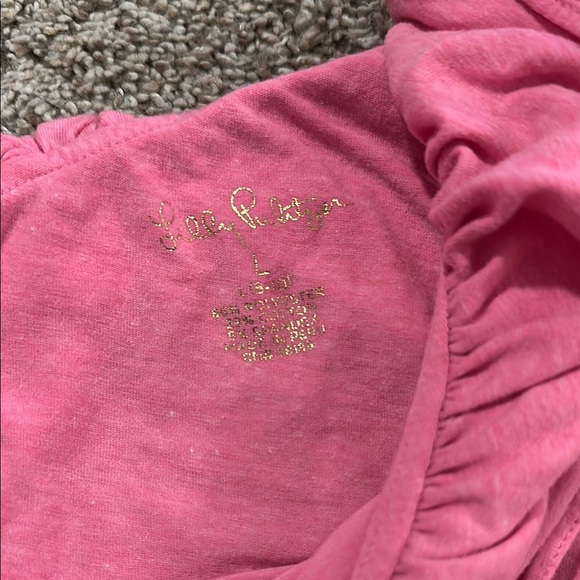 Pink Ruffled One-Shoulder Top - Picture 3 of 3